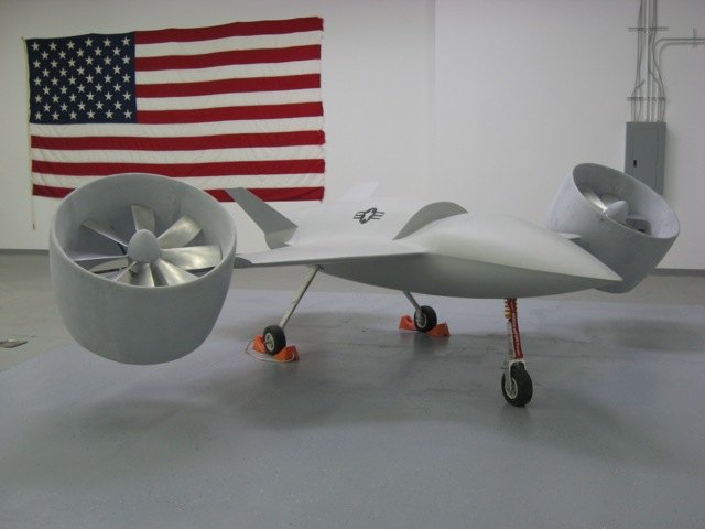 American Dynamics AD-150 tilt-duct VTOL UAV mockup