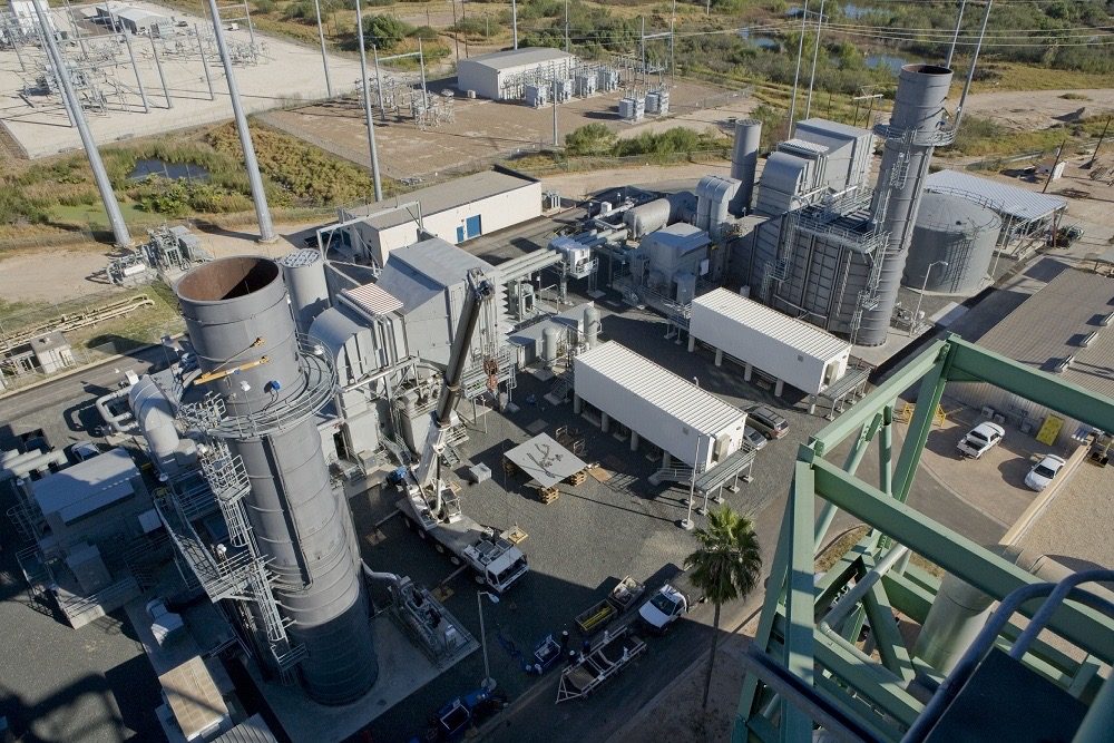 Gas turbine generation site